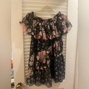 Top shop off the shoulder dress.